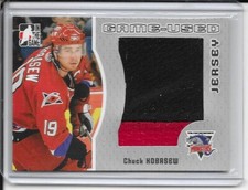 2005-06 Heroes and Prospects Chuck Kobasew Jersey # GUJ-18