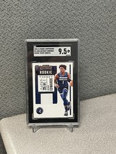 2020-21 Anthony Edwards Panini Contenders Rookie Ticket Swatch