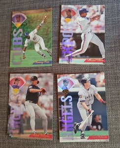 Baseball Card Lot Sammy Sosa Moises Alou Mitch Williams Tim Salmon Cubs Angels