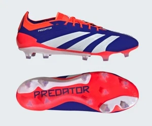 Adidas Predator ELITE FG Soccer Cleats Shoes Blue IF8867 Mens Size 7.5 - Picture 1 of 10