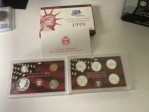 1999 U.S. Mint Silver Proof Set Cover