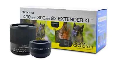 Tokina SZX 400mm and 2x Extender KIT MF Compact lightweight Camera Lens - Image 1 of 4