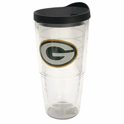 Tervis Green Bay Packers Tumbler Cup 24 Oz. Insulated Double Walled Made In USA Cover