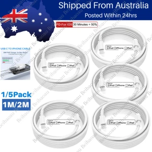 1/5Pack 20W PD Fast Charger USB C To iPhone Cable 1/2M For iPhone 14/13/12/11Pro - Picture 1 of 13