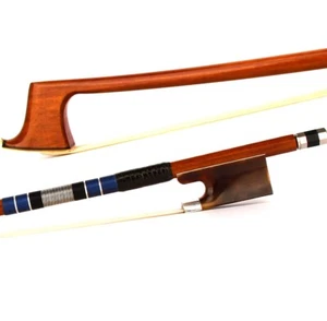 5Star Excellent Master Pernambuco Violin Bow 4/4 Value No eye Frog Silver Parts - Picture 1 of 11