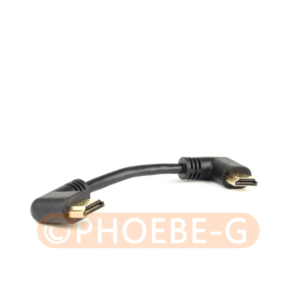 6cm Right Side to Left Side HDMI Patch Cable Short V2.0 for Raspberry Pi Screen - Image 1 of 4