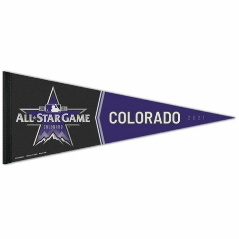MLB Baseball All-Star Game 2021 Colorado Premium Felt Commemorative PENNANT Cover