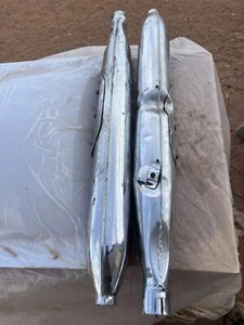 Vintage Honda CB450 K1  1969 Chrome Exhaust Mufflers CB 450 - Picture 1 of 4