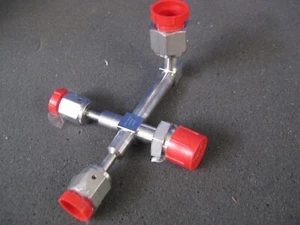 Swagelok Cross Reduzierstück, 1/2" MVCR x 1/2" FVCR x 1/4" FVCR x 1/4"FVCR, gebraucht - Bild 1 von 7