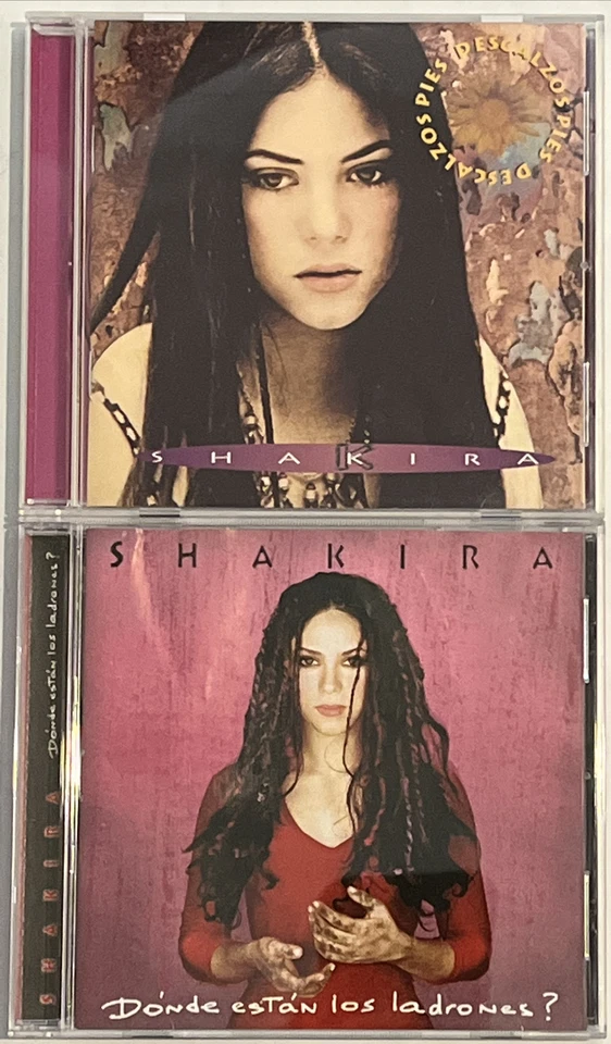 Shakira spanish  CD - Pies Descalzos 1995 & Donde estan los ladrones 1998 (FAIR) - Image 1 of 4