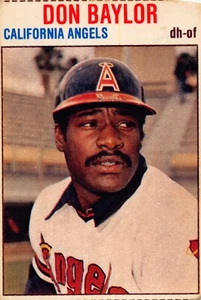 DON BAYLOR 1979 HOSTESS CARD 63 ANGELS HAND CUT - Bild 1 von 2