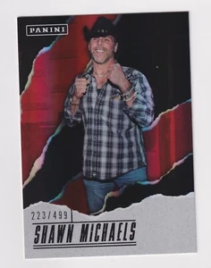 2017 Panini Fathers Day Wrestling FOIL Parallel #SM SHAWN MICHAELS 223/499 - Picture 1 of 2