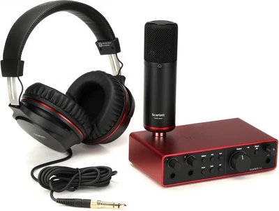 Focusrite Scarlett 2i2 Studio 4th Gen Recording Bundle - Image 1 of 4