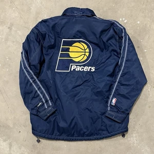 Vintage Indiana Pacers Full Zip Puma NBA Jacket Size Large Rare - Picture 1 of 3