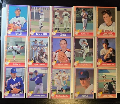 1991 Pacific Nolan Ryan Express 完整套装 您挑选 大都会 游骑兵 太空人 — 第 1/4 张图片