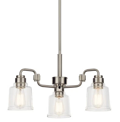 Kichler 52397 Aivian 3 Light 23"W Chandelier - Red - Image 1 of 4