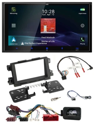 JVC USB Bluetooth 2DIN DAB Lenkrad Autoradio für Mazda CX5 6 13-15 aktiv schwarz - Bild 1 von 4