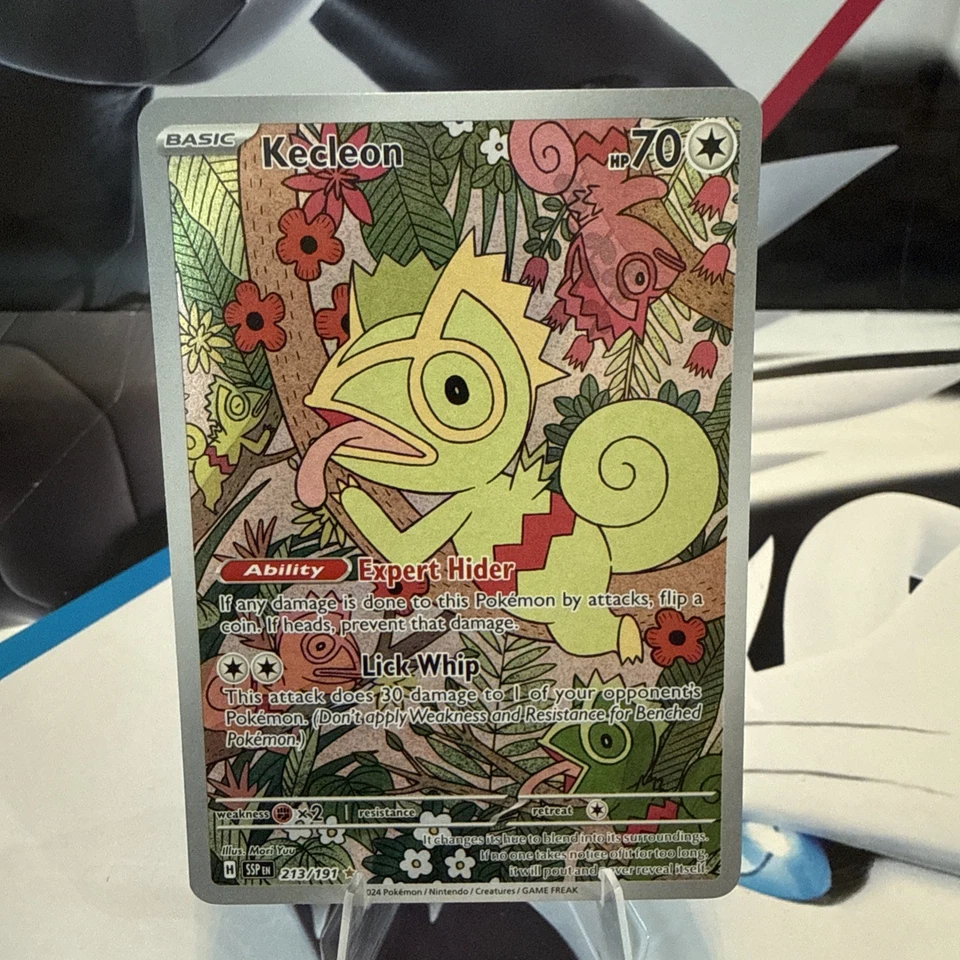 Kecleon 213/191 Sv08: Surging Sparks Holo Illustration Rare SSP - Image 1 of 2
