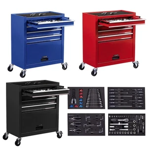 AREBOS Carro de taller Carro porta herramientas Carro rodante Caja herramientas - Imagen 1 de 37