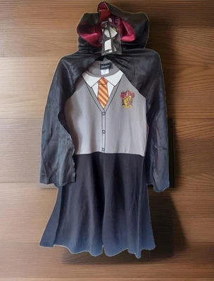 Harry Potter Gryffindor Uniform Dress Cape Glasses Costume Juniors L Jerry Leigh - Image 1 of 4