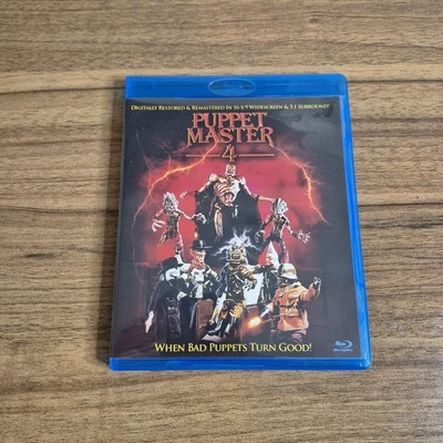 Puppet Master 4 (Blu-ray, 2015) Charles Band - Remastered/Restored - Region Free - Image 1 of 4