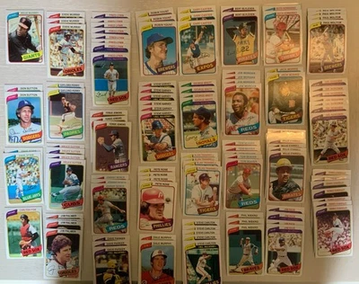 1980 Topps HOF and Star Lot of 111 Cards From Vending Boxes - Image 1 of 4