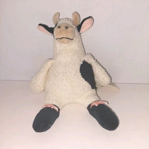 Vintage Manhattan Toy Tip Toes Cletus Cow Terrycloth Plush Stuffed Animal 1998 - Picture 1 of 12