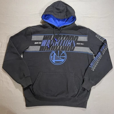 Golden State Warriors NBA Hoodie - UNK Black Sweatshirt Men’s Size Small - Image 1 of 4