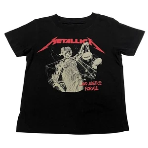 Metallica Toddler Size 2T Graphic Tee And Justice For All Short Sleeve T-Shirt - Picture 1 of 4