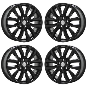 19" Buick Envision Gloss Black wheels rims Factory OEM set 4152 EXCHANGE - Picture 1 of 8