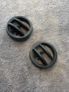 1986 Alfa Romeo Veloce Dash Small Vents ( 2 ) Used Black - Picture 1 of 13