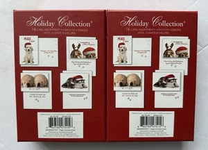Masterpiece Studios Puppy Dog Christmas Cards TWO 16-Count Box, NWT - Picture 1 of 3