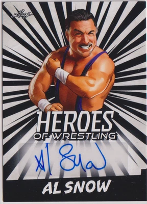 2023 Leaf Heroes of Wrestling - Autographs Al Snow #BA-AS1 (AU) - Image 1 of 2