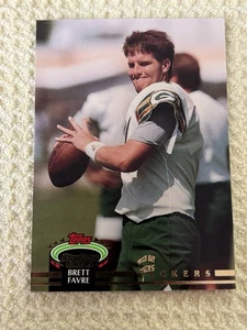 1992 Topps Stadium Club Brett Favre Rookie RC #683 Green Bay Packers - Picture 1 of 2