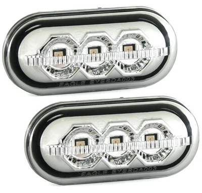 LED Seitenblinker für Renault Opel Dacia Nissan in Chrom Blinker PAAR - Bild 1 von 4