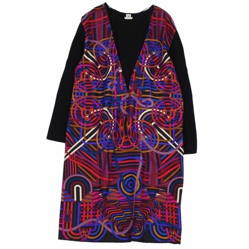 HERMÈS Hermes abito in maglia manica lunga scollo a V seta cambio cashmere completo usato0