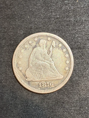 1876 Seated Liberty Quarter Cover