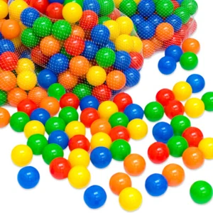 1000 bunte Bälle für Bällebad 5,5cm Babybälle Plastikbälle Baby Ball Spielbälle - Bild 1 von 11