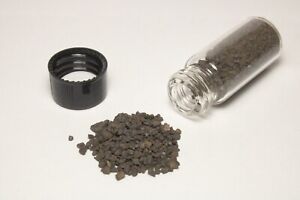 Granular lodestone rock / ore, natural magnet chemistry sample, mineralogy