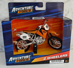 MAISTO ADVENTURE FORCE 2 WHEELERS 1:18 KTM SX 520 Dirt Bike Motocross Plate 111 - Picture 1 of 5