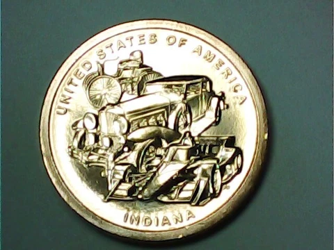 2023 P D American Innovation Indiana Race Car Classic  $1 (2  Coin Set) PD UNC Cover