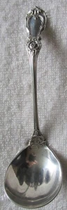 Burgundy Reed and & Barton Sterling Silver Sauce Cream Ladle 5 ¾” - Picture 1 of 2