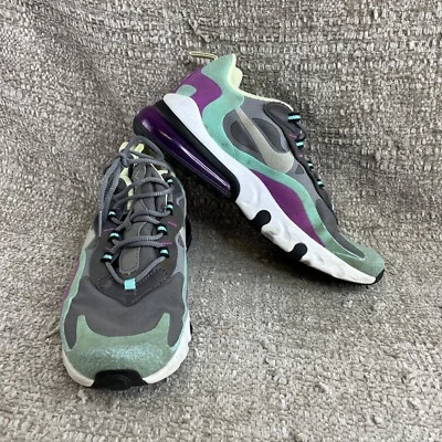 Tênis Nike Kids Air Max 270 React GS feminino tamanho 6.5Y BQ0103-007 feminino tamanho 8 - Imagem 1 de 4