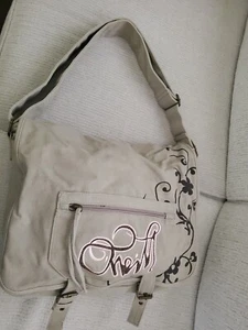 O’Neill Logo Surf Crossbody Shoulder Bag Beige - Picture 1 of 16