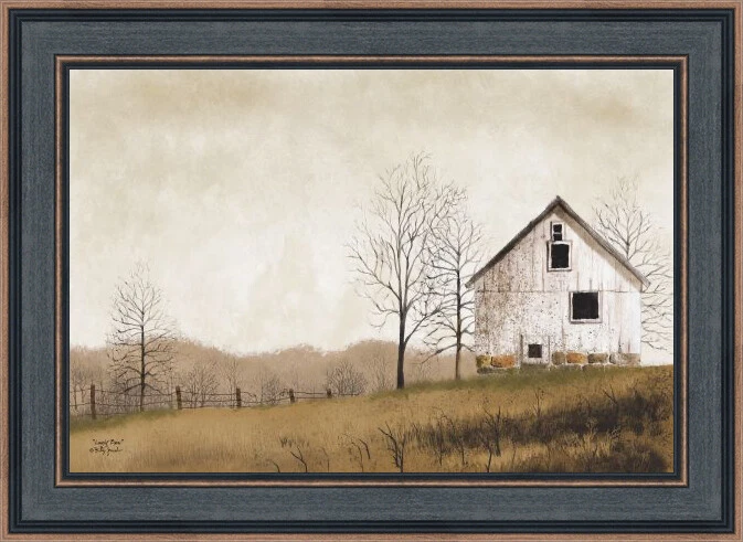 Art Print, Framed or Plaque by Billy Jacobs - Lonely Barn - BJ225 - Image 1 of 1