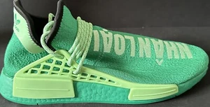 Adidas NMD HU Human Race Pharrell Core Green Complexland Herren Größe 12 Neu GY0089 - Bild 1 von 5