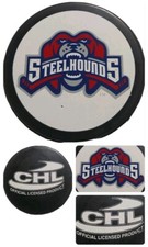 YOUNGSTOWN STEELHOUNDS CHL OFFICIAL HOCKEY PUCK LINDSAY MFG. MADE IN CANADA 🇨🇦