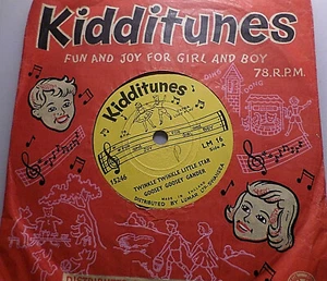 "Boys and Girls Come To Play / Believe Me, If All Those..." Kidditunes 78 rpm - Imagen 1 de 1