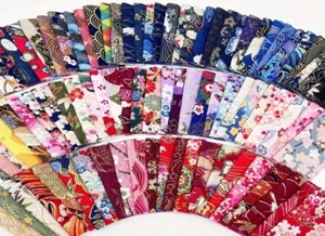 10" Pre-Cut Fabric Squares  - ASIAN Prints - 30 Pieces - NO Duplicates - Picture 1 of 5