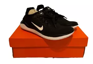Nike Men's Free RN 2018 Black - Size 7 - Lightweight & Flexible Running Shoes - Picture 1 of 6